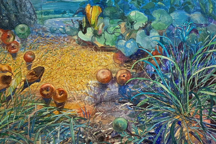 MARTIN ZÁLEŠÁK / ZÁZNAMY RŮSTU / kresby, obrazy