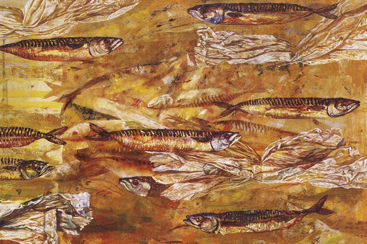 MARTIN ZÁLEŠÁK / ZÁZNAMY RŮSTU / kresby, obrazy