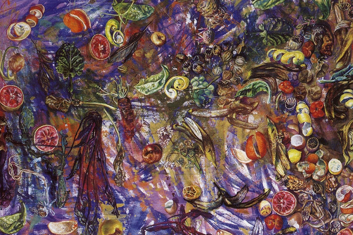 MARTIN ZÁLEŠÁK / ZÁZNAMY RŮSTU / kresby, obrazy