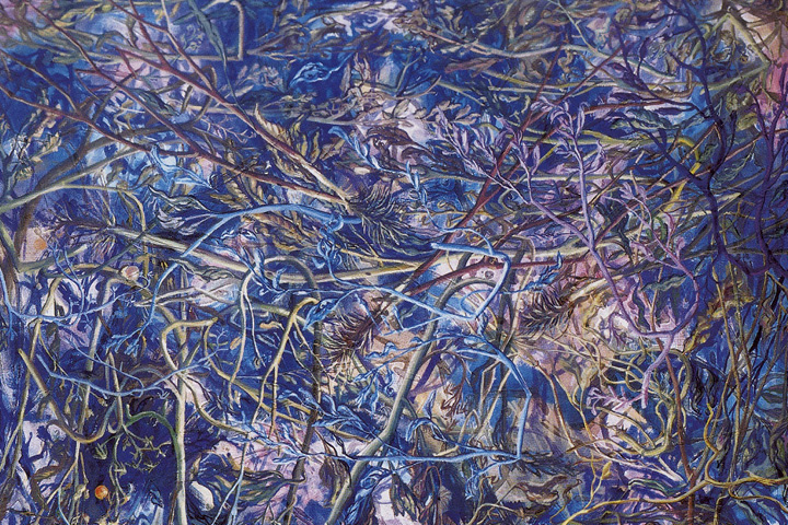 MARTIN ZÁLEŠÁK / ZÁZNAMY RŮSTU / kresby, obrazy