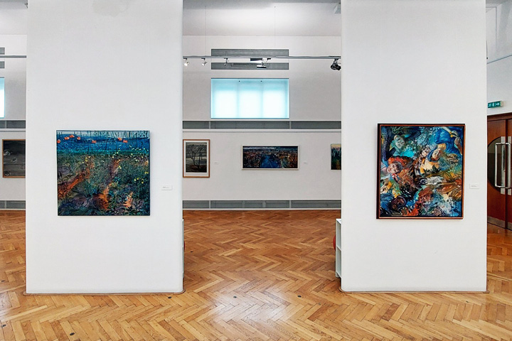 MARTIN ZÁLEŠÁK / ZÁZNAMY RŮSTU / kresby, obrazy