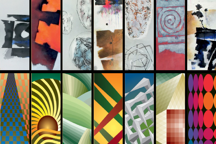 JIŘÍ HASTÍK / obrazy / OLDŘICH SCHNABL / grafika /