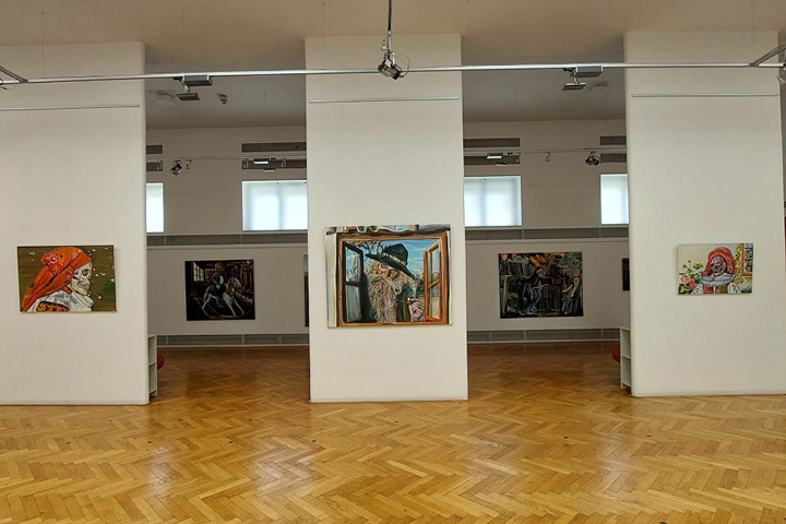 JAN VYTISKA / MEZI ŽIVOTEM, SMRTÍ A TAMTÍM / obrazy